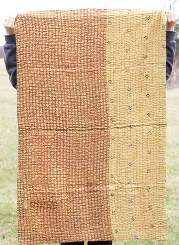 Kiwi Small Quilted Throw